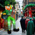 OurWarm 8FT St. Patrick's Day Inflatable Decorations Outdoor, Sitting Leprechaun Inflatable Yard Decorations with LED Lights, Blow Up Leprechaun Decoration for Roof Yard Lawn Holiday Decorations