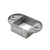 MY MIRONEY 10PCS 2" x 2" Square Post Flange Base Aluminum Alloy Floor Mount Post Flange Hardware Deck Railing Bracket for Fence or Deck