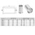201 PCS Copper Wire Ferrules Pin Terminals Eelctrical Cable End Tinned Matte Tin Plated Assortment Kit 8 Sizes Gauge 12 10 8 6 4 2 1/0 2/0