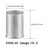 20PCS 1/0 0 Gauge Wire Ferrules Copper Pin Cord Ferrules Matte Tin Plating