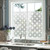 ChicSkin Pure White Window Privacy Film Decorative Pattern Design, Removable Frosted Glass Window Film Cling for Glass Window Door, Fleur De Lis 78.74"x22.83"