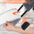Flat Mop for Cleaning Floors Heavy Duty Microfiber Wet Mop Deep Cleaning for Hardwood, Tile & Laminate, Includes 4 Reusable Washable Pads and Adjustable Long Handle (36 in Mop Set)