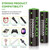 Kruta NiMH Rechargeable AA Batteries, 2000mAh 1.2V NiMH High Capacity Double AA Solar Rechargeable AA Batteries for Outdoor Solar Lights - Recharge up to 1200 Times, Pre-Charged (AA 2000mAh - Pack 20)