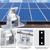 4PCS Solar Panel Mounts - Adjustable Brackets for RV & Flat Roofs, Tilt Angle 10-60