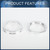 INFINAUTO Hub Centric Rings, 56.1mm ID to 73.1mm OD Vehicle Wheel Hubrings Aluminum Alloy, 4 Pcs