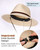 FURTALK Womens Sun Hat Summer Straw Beach Hats UPF 80+ Wide Brim Panama Fedora Hats with Wind Lanyard Beige FURTALK Womens Sun Hat Summer Straw Beach Hats UPF 80+ Wide Brim Panama Fedora Hats with Wind Lanyard Beige