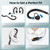 Mini Walkie Talkies Rechargeable for Adult with Earpieces, 3 Pack Two Way Radio Small Walkie Takies for Outdoor Team Work Event Resturant, Super Mini Walkie Talkies Baseball Communication Device