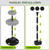 Solar Water Fountain Upgrade Solar Panel Water Fountain Adjustable Water Flow 2.8W 9V Solar Powered Water Pump for Water Feature Small Pond