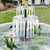 Solar Water Fountain Upgrade Solar Panel Water Fountain Adjustable Water Flow 2.8W 9V Solar Powered Water Pump for Water Feature Small Pond