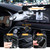 NEW UPGRADED Air Vent Drum Cymbal for Car with 6 Mini Cymbals, Fun Car Symbol Drum Easy Clip-On Cymbals for Cars Dashboard, Quirky Gift for Road Trips & Music Lovers Make Your Driving More Fun