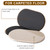 Furniture Sliders, Furniture Sliders Pads for Hardwood Floors, Chair Legs Floors Protectors, Reusable Round Glides Glider, Heavy Duty Furniture Movers Sliders (4 Pcs, 5 3/4inch x 9 1/2inch,Coffee)