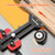 Preciva Thin Rip Table Saw Jig - 3 Pulleys Thin Rip Jig for Making Repetitive Narrow Strip Cuts, Table Saw Guide Fits for 3/8“ x 3/4” U Slot and 1/4“ x 3/8” T Slot