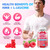 GrnLife HMB and L-Leucine Gummies, HMB and Leucine Amino Acid for Adults & Elder, for Muscle Growth, Muscle Relief and Workout Recovery, Sugar-Free, Raspberry Flavor, 60