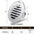 Zonon 24 Pcs Stainless Steel Soffit Vents 4 Inch Round Dryer Vent Cover with Mesh Screen for Home Outdoor Bathroom Wall Ceiling Outside Exterior Exhaust (Silver)