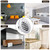 Zonon 24 Pcs Stainless Steel Soffit Vents 4 Inch Round Dryer Vent Cover with Mesh Screen for Home Outdoor Bathroom Wall Ceiling Outside Exterior Exhaust (Silver)