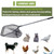 SYFRLLC Catch Pole Net with Telescopic Handle,Animal Catcher Net for Cat,Rabbit,Chicken,Duck,Goose,Fish,Racoon,and Other Poultry Wildlife