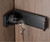 90 Right Angle Locks with Key Heavy Duty flip Door Latch,Upgraded Thickened and Lengthened Sliding Locks Door Lock hasp latchs Security Door Cabinet Closet Password Closet Hardware (Black)