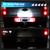 LUDARM LED License Plate Light Compatible with Silverado Sierra 1500 2500/HD 3500/HD1999-2014 1500HD 2001-2006 Suburban Tahoe Yukon/XL1500 2500 00-06 Avalanche/Escalade EXT02-13 Red U-shaped Tag Lamp