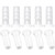 JoyTube 1/4" Plastic Pex Barb Plug End Cap Pipe Crimp Fitting (Pack of 10)