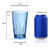 JGIRL Unbreakable Plastic Drinking Glasses [Set of 6] Shatterproof Tumblers, Reusable Glass Cups, Dishwasher Safe (16 Ounces)