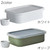 Nodahoro Bran Pickles, Komachi, Refrigerator, Storage Container, Lid, Drain and Drain Included, White, Made in Japan