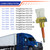 Autokemat 904-7252 Low Coolant Level Sensor Compatible with Detroit 60 Freightliner Cummins Series Turcks 3/8" O-Ring Thread-2 Pins Replace# 23522855