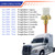 Autokemat 904-7252 Low Coolant Level Sensor Compatible with Detroit 60 Freightliner Cummins Series Turcks 3/8" O-Ring Thread-2 Pins Replace# 23522855