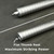 Surevival Pen - Tactical Survival Pen with Seatbelt Cutter, Tungsten Window Breaker, Telescoping Tip, Bolt-Action Mechanism for Military, Law Enforcement, Self-Defense, Emergency Rescue (Black)