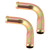 Briny River 2pcs 90° Elbow Heater Hose Connector Adapter Coolant Fitting for Automotive Systems, 5/8" x 5/8" in 16mm x 16mm