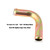 Briny River 2pcs 90° Elbow Heater Hose Connector Adapter Coolant Fitting for Automotive Systems, 5/8" x 5/8" in 16mm x 16mm