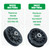 POSFLAG 2 Pack 532194326 V-Groove Idler Pulley with 532194327 Idler Pulley 532130969 Belt Replaces 194327 Drive Pulley, Craftsman 194326 for Husqvarna YTH22V46, LGT2654, YTH2348, YTH1542XP Tractors