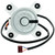 ZKFN-34-10-1 Air Conditioner Control Motor Brushless DC Motor DC310V 34W 0.16A 1000r/min,Variable Frequency air Conditioning External Fan Replacement Parts,Connector: 3-Wire,Rot:CW