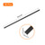 MECCANIXITY 30pcs 8 Inch Plastic Welding Rods PE Welding Strips Welder Rods for Plastic Welder, Car Bumper, Kayak Repair, Black