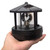 Solar Powered Lighthouse Garden Light,4.13 x 4.33 in, 360° Rotating LED Beacon, IP44 Waterproof Outdoor Decor Statue for Yard, Lawn, Patio, Balcony