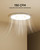 Fitop Bathroom Exhaust Fan with Light, 130 CFM 47W Ceiling Mount Shower Ventilation Exhaust Fan, 1.5 Sones Bathroom Vent Fan with Light, 1100LM LED Light 3000K/4000K/5000K (Gold)