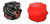 Pair New Custom Cobra Emblems Left Right 3D Badge Replacenment for Bronco F150 2024 Mustang GT Dark Horse Angry Aggressive (Black Red)