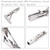 Folding Shelf Brackets, Max Load 300 lb, Heavy Duty Stainless Steel Collapsible Wall Mounted Shelf Brackets for Table, Space Saving DIY Bracket, Pack of 2 (2, 24 Inch)