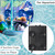 alizzy 150 GPH (570L/H) 10w Durable Small Submersible Water Pump with Tubing for Fountain, Aquarium, Pond, Fish Tank, Hydroponics