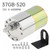 12V DC Motor 200RPM High-Torque Geared Motor with 37mm Eccentric Output Shaft, CW/CCW Rotation, Metal Bracket Gearbox Reduction for Robotics, DIY Projects, Industrial Applications (200 RPM)