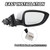 Passenger Side View Mirror Compatible with 2018 2019 2020 2021 2022 Honda Accord Sedan White Non Heated Without Signal Light 76208TVEH01