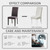 Promindflyplka Dining Room Chair Covers - Anti-Cat Scratch, Washable, Regular Size, 4 Pack for Kitchen, Hotel, Meeting