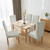 Promindflyplka Dining Room Chair Covers - Anti-Cat Scratch, Washable, Regular Size, 4 Pack for Kitchen, Hotel, Meeting
