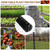 Tongmo 2 ft x 100 ft Black PVC Coated Welded Wire Fence, 16GA Garden Chicken Wire Fence Roll, Mesh Size 2" x 4" Hardware Cloth, Ideal for Yard Protection and Poultry Netting