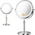 tubbede Makeup Mirror, 1X/30X Magnification with 3 Level LED Lights, 5000 mAh Rechargeable Double Sided 9” Magnifying Mirror with 360° Rotation, Perfect for Precision Grooming and Makeup, Women Gift