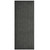 iCustomRug Ribbed Hallway Runner – 3'x10' Charcoal, Indoor/Outdoor, Non-Slip TPR Rubber Backing, Low-Profile All-Weather Carpet, Non-Shedding & Easy Care, Utility Rug Ideal for High Traffic Areas