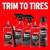 Mothers Back-to-Black Heavy Duty Trim Cleaner Kit, 12 oz. Gel Cleaner + Trim Brush — Deep Cleans & Restores Exterior Trim & Plastics, Removes Oxidation, Dirt, Grime & Wax, Drip-Free Gel (06141)