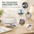 Portable Silent Mini Bladeless Electric Fan,Adjustable 3-speed Suspended Waist Fans,Phone Cooling Fan,Personal Fan,Rotating BodyFan Suitable for Outdoor Travel,fathersdaygift,rechargeable personal fan,handheld turbo fan,Perfect Gift