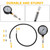 PSLER Hpop Test Tool High Pressure and Air Leak Test Gauge Tool Kit, Compatible with F350 Air Test Tool 6.0L&7.3L Engines 1994-2007