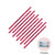 MIRACLE Ceraton Ceramic Fiber Stone Pack of 10 100(L) x 4(W) x 1(T) mm for Grinding Polishing Deburring Lapping Metal Wood Molds Plastic Compatible with Air Tools Ultrasonic Polishers (#1200 Red)