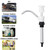 EMVANV Caravan Sink Hand Pump, Hand-Operated Drum Pump, Caravan Sink Water Hand Pump Tap Camping Trailer Motorhome Rv 4wd Replacement (Black)